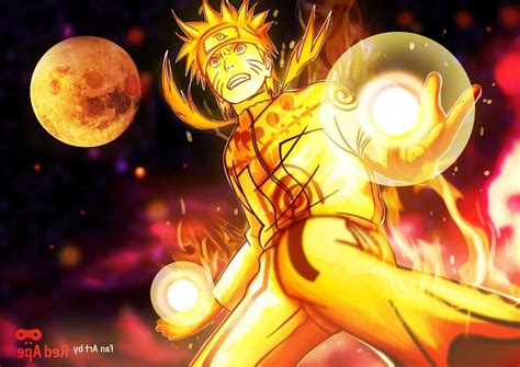 Naruto Shippuden Nine Tailed Fox Mode Wallpaper Hd