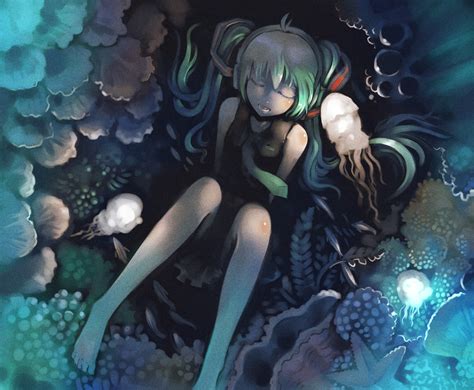 Animal Hatsune Miku Underwater Vocaloid Water Yuushouku