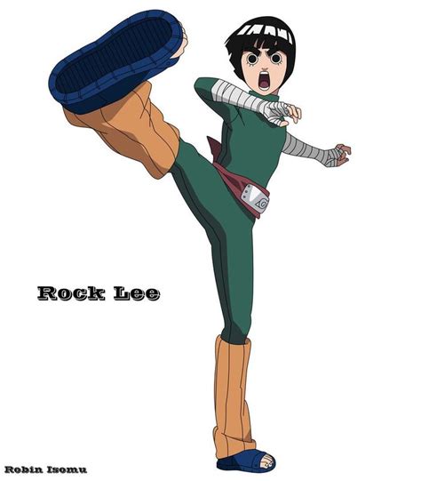 Rock Lee From Naruto By Isomu Deviantart Com On Deviantart Rock Lee