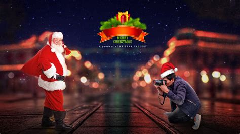 Photoshop Manipulation Tutorial Santa Claus Waiting For Krishna