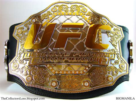 The Collectors Lens Ufc Championship Replica Belt