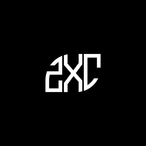 Zxc Letter Logo Design On Black Background Zxc Creative Initials