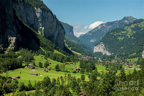 Lauterbrunnen Mountain Valley Swiss Alps Switzerland Photograph By