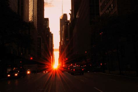 Manhattanhenge Sunrise