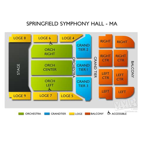 Springfield Symphony Hall Seating Chart Vivid Seats