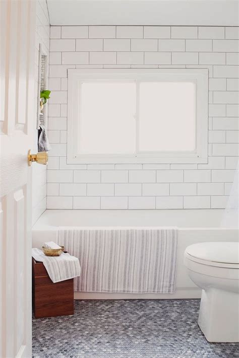 Great for interior, exterior use, bathroom tile. 26 white bathroom tile with grey grout ideas and pictures
