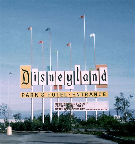 1960's Disneyland entrance sign - Anaheim, CA | Disneyland sign, Disneyland, Disneyland entrance