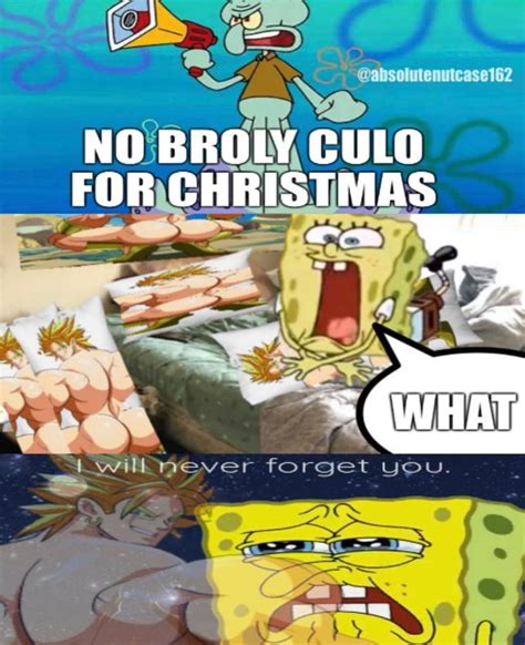 No Broly Culo For Christmas Absolutenutcase162s Spongebob Comics