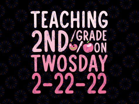 Teaching 2nd Grade On Twosday 2 22 22 Svg February 22nd Svg Twosdad