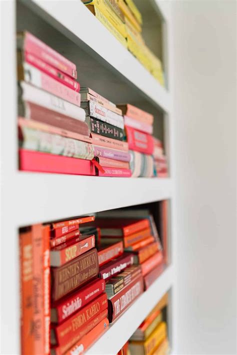 Elsie’s Rainbow Bookshelves A Beautiful Mess Bloglovin’