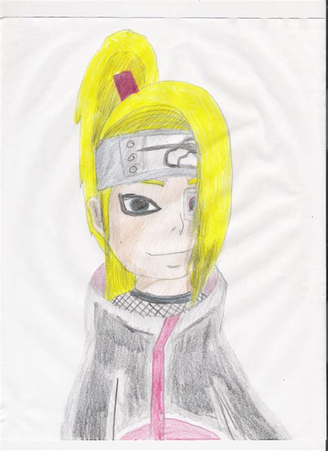 Handdrawn Deidara By Mysterynight100 On Deviantart