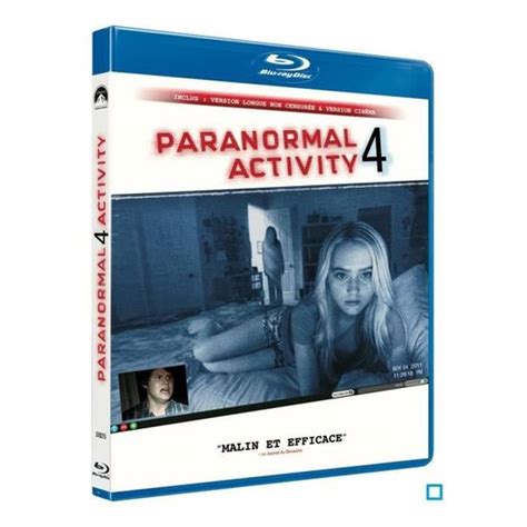 Blu Ray Paranormal Activity 4 Cdiscount DVD