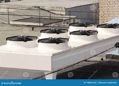 Cooling System For Ventilation And Air Conditioning Editorial Photo