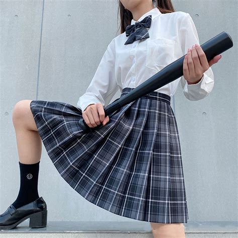 School Student Long Sleeves Uniform Full Set Girl Jk Japanese Seifuku