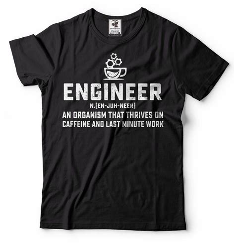 Engineer T Shirt Funny Engineer Graphic Coffee Humor Etsy UK