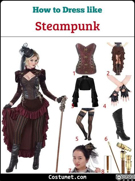 Steampunk Costume For Cosplay And Halloween 2023