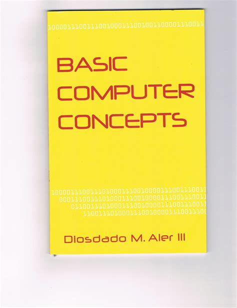 Pdf Basic Computer Concepts Book