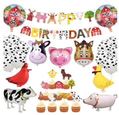 Farm Animals Birthday Decoration Farm Animals Birthday Banner Farm