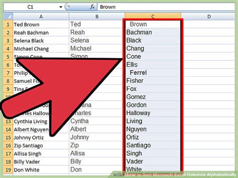 You can also specify particular columns names as well in. How To Sort Surnames In Alphabetical Order Excel - Photos ...