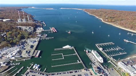 Port Jefferson Long Island Ny Drone Footage Full Flight Youtube