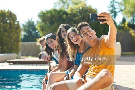Pool Party Selfie Photos And Premium High Res Pictures Getty Images