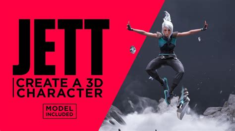 Jett Modeling Create A 3d Character Gumroad Trailer Youtube