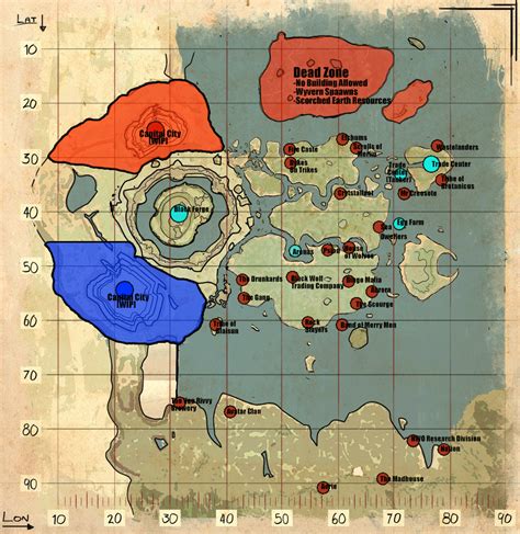 Ark Survival Ragnarok Resource Map Maps Catalog Online