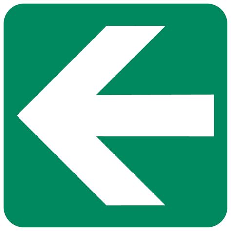 Directional Green Arrow Safety Sign Ga 2 Safety Sign Online