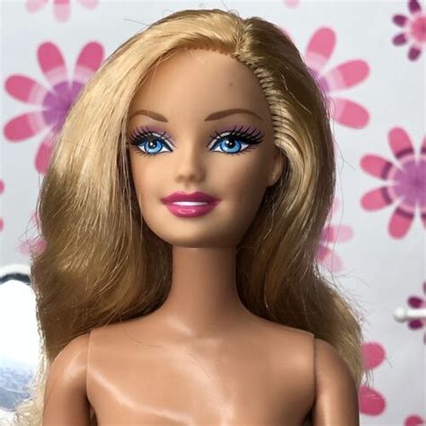 New Barbie Fashionista Original Doll Blonde Hair Blue Eyes Nude My
