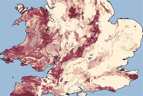 Updated Radon Map For Great Britain Published British Geological Survey