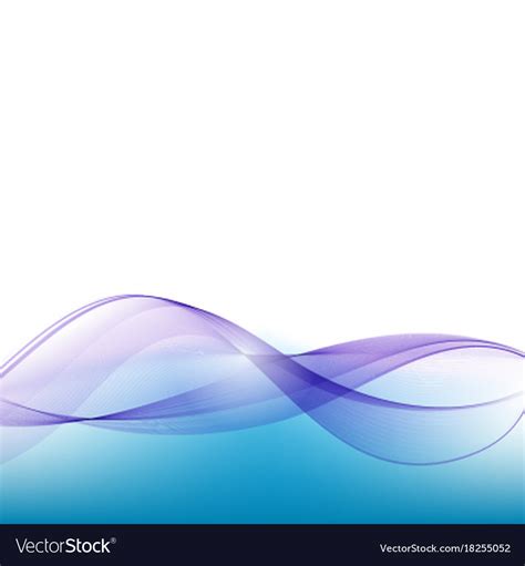 Blue Curve Abstract Background Royalty Free Vector Image