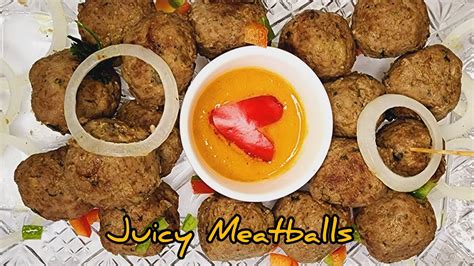 Juicy Meatballs Recipe The Tastiest Meatballs Youtube