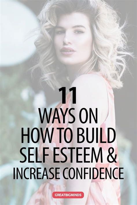 11 Ways To Build Self Esteem And Confidence Great Big Minds Self