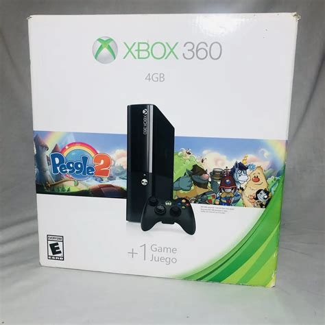 Microsoft Xbox 360 E Black Console 250gb 21 Games Bundle Video Games