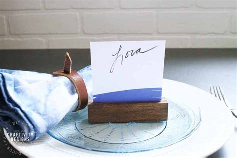 How To Make Easy Diy Wood Place Card Holders Ideas For