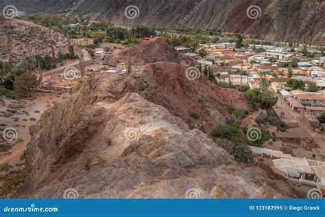 Purmamarca Town With The Hill Of Seven Colors Cerro De Los Siete