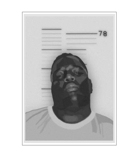 Notorious B.I.G Mugshot Biggie Smalls Big Poppa - Etsy