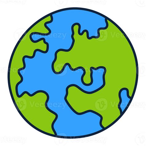 Earth Doodle Icon 13473404 Png