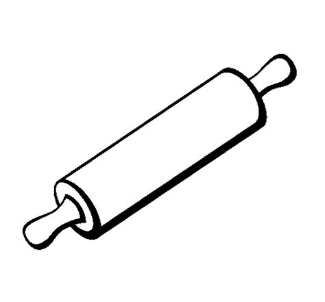 Rolling Pin Coloring Sheet Coloring Pages