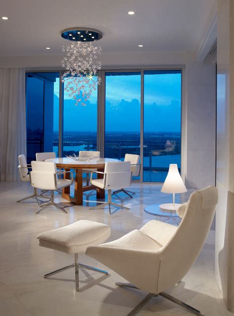 Ocean Penthouse Miami Beach Contemporary Dining Room Miami By