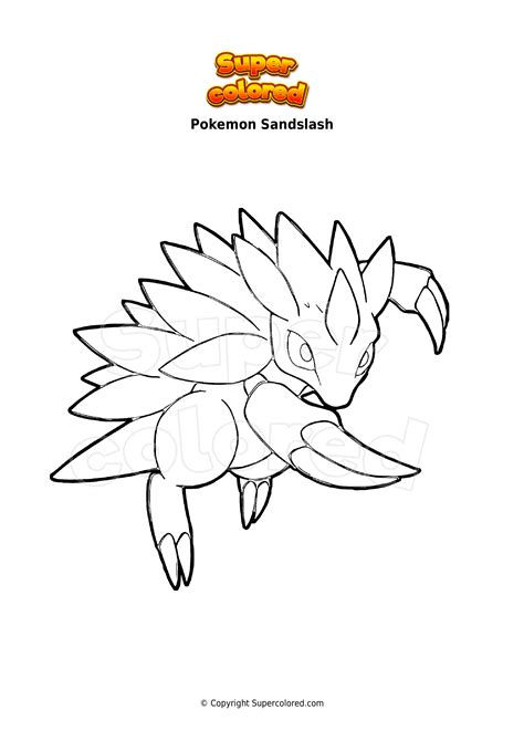 Coloring Page Pokemon Nidoqueen