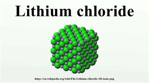 (d) li2co3, a source of lithium in antidepressants. Lithium chloride - YouTube