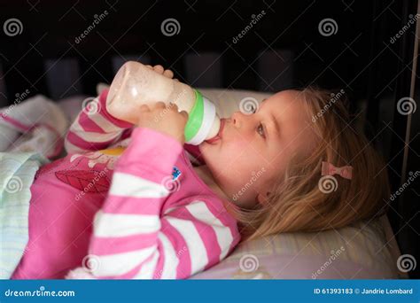 Bottle Stock Image Image Of Drink Toddler Girl Caucasian 61393183