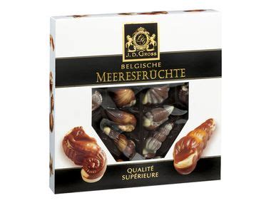 Den anfang sollte der wein machen, danach probiert man ein stück schokolade, lässt sie langsam im mund schmelzen und erforscht geschmack und aromen der. J.D. Gross Belgische Meeresfrüchte von Lidl