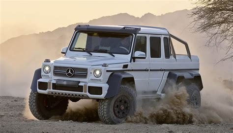 Mercedes g 63 amg is 6x6 is yours for £370,000. Mercedes G63 AMG 6X6 - MEGA