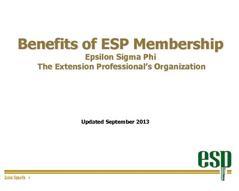 Benefits Of Esp Membership Epsilon Sigma Phi The