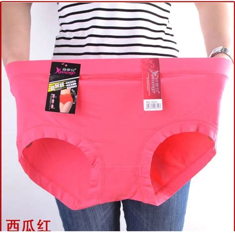 3pcslot 2017 New Fashion Bamboo Fibre Plus Big Size Panties Seamless Panty Women Big Size