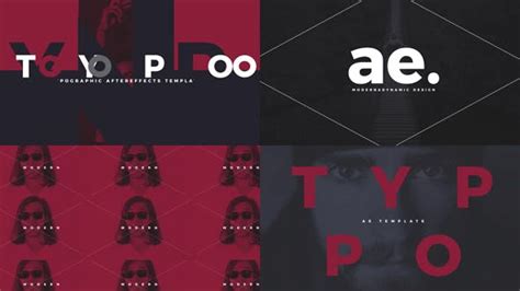 Render your text in after effects & composite in after effects. Videohive Typographic Intro - After Effects Template ...