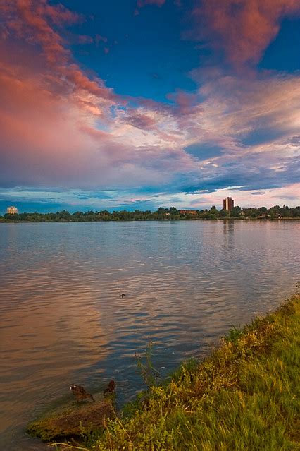 Sunset At Sloans Lake In Denver Colorado See The Little D Flickr