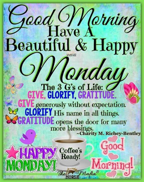 Monday Blessings Good Morning Quotes Happy Monday Quotes Monday